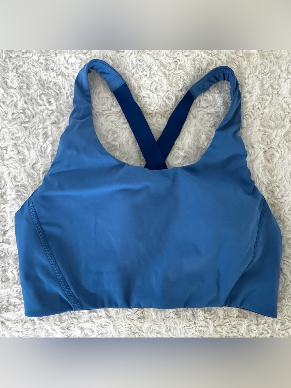 Patagonia Adjustable Cross Back Sports Bra Blue